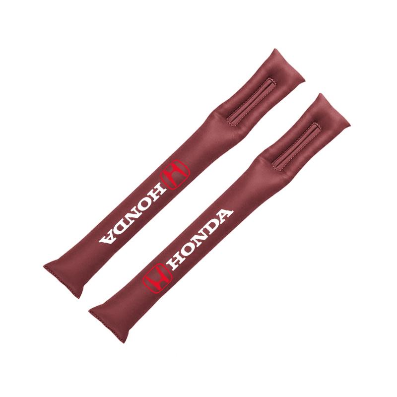 AAFW1 Car Seat Gap Filler Strip Soft Pads Leather Car Styling Spacer For Honda civic accord fit jazz pilot CRV odyssey passport city