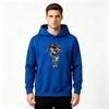 Men's Ink Style Samurai Chrysanthemum Red Sun Print Casual Pullover Hoodie Sweatshirt
