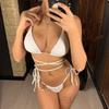 Сексуальный бикини с запахом, новый купальник, женский купальник, женский комплект бикини, бразильский купальный костюм