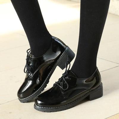 Женские лоферы, осенние новые туфли на платформе в британском стиле, обувь в стиле Лолиты на низком каблуке Мэри Джейн Jk, форменная обувь для отдыха, повседневная обувь для поездок на работу