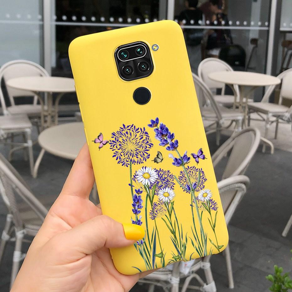 Чехол для Xiaomi Redmi Note 9 Роскошный подсолнух лаванда силиконовый задняя крышка чехол для телефона для Redmi Note 9 Pro Max 9s Note9 мягкий чехол