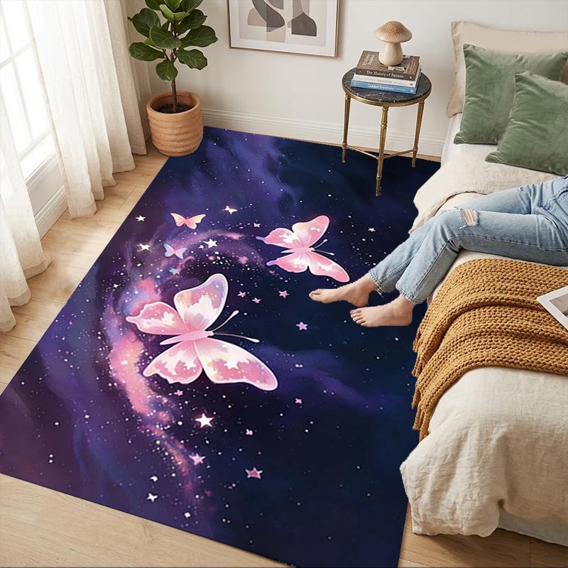 Butterfly Dreams Living Room Nonslip Area Rug Soft Carpet For Bedroom Game Playroom Sofa Office Home Decor Doormat Christmas Gift C92913