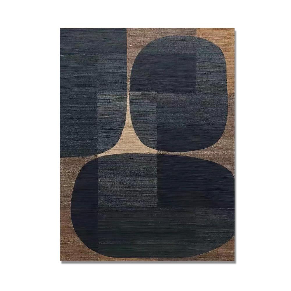 Абстрактные ретро черные геометрические постеры и принты холст картины куадрос настенные художественные картины для гостиной домашний декор