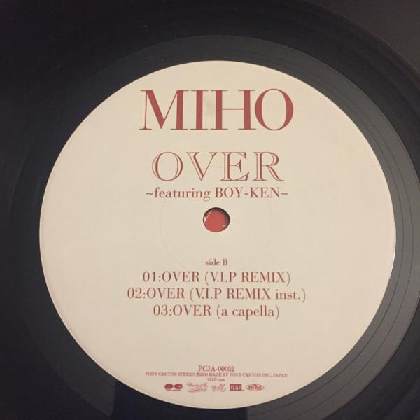 12-дюймовая пластинка MIHO BOY KEN Over PCJA00052PROMO PONY CANYON 2000 Япония Рэп Хип-Хоп R&B Б/у