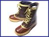 Vintage Canada Made//Premium Leather Snow Boots/5/22.0-22.5/Dark Brown/Rare(USED)