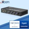 ADIKON IT168 Гигабитный 4-портовый оптоволоконный трансивер