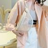 Chinese Style Pvc Chest Bag Waterproof Transparent Pack Elegant Transparent Waist Bag  Female/Girls