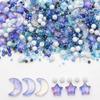 Mixed Star Moon Glass Loose Bead For DIY Making Jewelry Craft Bracelets Necklaces Earrings Accessories