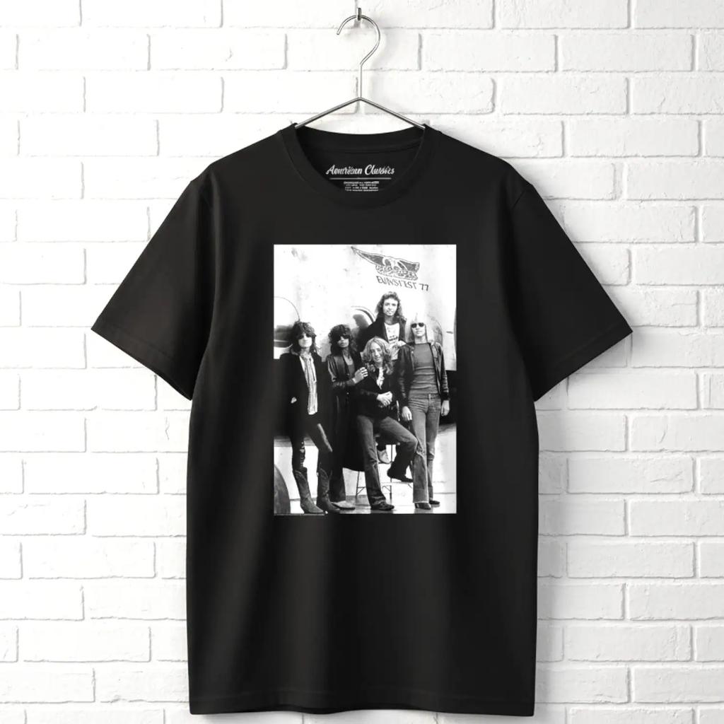 Aerosmith Eurofest 1977 Vintage Photo Men's T Shirt