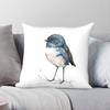 Toutouwai New Zealand Robin Bird Pillowcase Polyester Linen Velvet Pattern Zip Decorative Home Cushion Cover