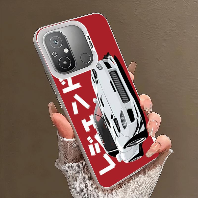 JDM Tokyo Drift Спортивный автомобиль Ударопрочный чехол для телефона для Xiaomi Poco X7 X6 X5 X3 Pro F7 Ultra M8 Redmi 15C 15 14C 13C 12C 10C 13 12