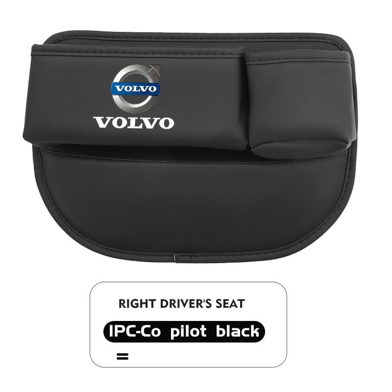 For Volvo Leather Car Seat Gap Filler Storage Box Cup Holder Accessories Xc60 Xc90 V40 V60 S60 V50 V90 S80 C40 XC40 V70 XC70 C30