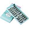 Woman Natural Wispies Lashes 3D Faux Mink Hair Thick Long Eyelashes Extension Tools False Eyelashes