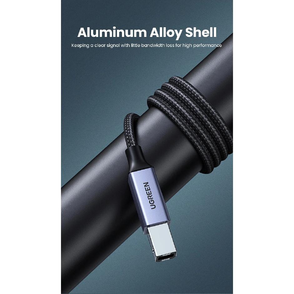 Кабель Ugreen USB C - USB Type B 2.0 для нового MacBook Pro, принтеров HP, Canon, Brother, Epson, Dell, Samsung, сканеров Type C