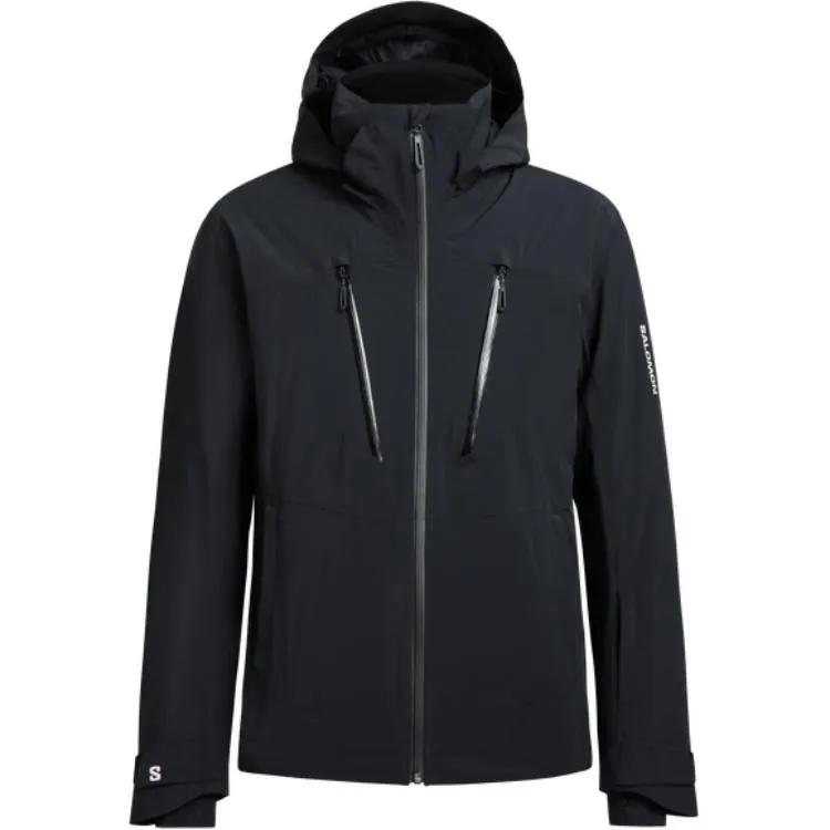 SALOMON BRILLIANT FW24 Jackets Coats Men's Pitch Black (Unisex) Jackets LC2332500 | Deep Black