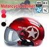 Motorcycle Helmet Scooter Bike Open Face Half Baseball Cap Anti-UV Safety Hard Hat Motocross Helmet Multiple Protect