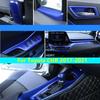 Нержавеющая сталь Синие Аксессуары Для Toyota CHR 2017- Рамка Чаши Ручки Двери Салона/Декоративная Накладка на Сопло Вентиляции Кондиционера AC