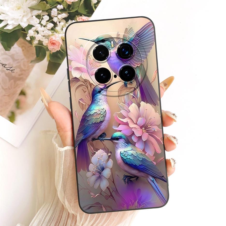 Чехол для Honor Magic 7 Pro 5G PTP-AN10 Милый Кот Утка Мультяшная Обложка Мягкий ТПУ Матовый Чехол для Телефона Для Honor Magic 7 Magic7 Pro Fundas