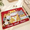 Cartoon Animal Wear-resistant Door Entry Floor Mat Wire Loop Home Entrance Door Scraping Sand Dust Removal Anti-slip Carpet