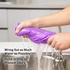 WEAWE Microfiber Cloths, Absorbent, Quick-Drying, Multi-Purpose Towels, 12-Piece Set, 33x33cm, Purple