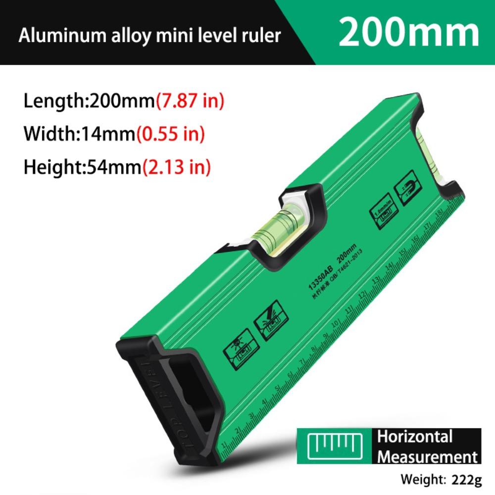 with Metric Magnetic Level Gauge Horizontal & Vertical Measure Level Ruler Portable Angle Finder