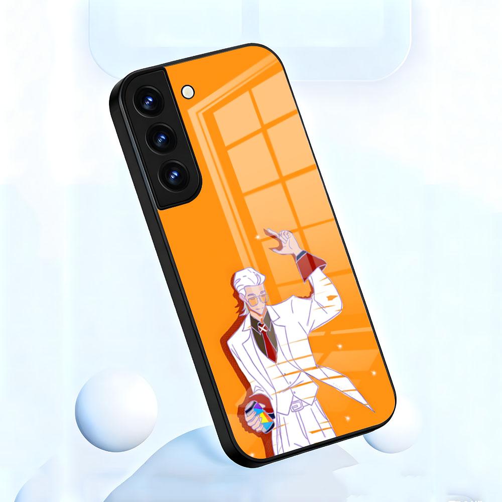 Китайская анимация To Be Hero X Чехол для телефона Samsung S26 S25 S24 FE S23 S22 S21 Plus S20 Ultra Note20Ultra Черная стеклянная крышка