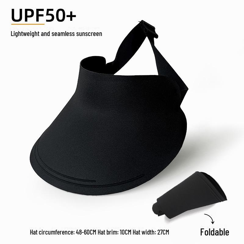 Женская бесшовная солнцезащитная шляпа: Большие поля, ажурный верх для езды на велосипеде весной и летом