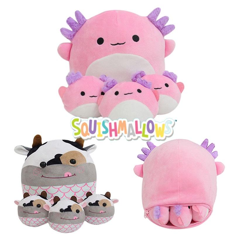 Adorable Squishmallow Axolotl Plush Toys Adorably Soft Stuffed Animal Doll Kids Xmas Gift