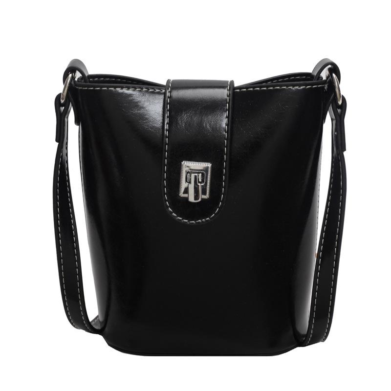 Новая весенне-летняя сумка-ведро через плечо, трендовая, простая, для работы, модная, повседневная, простая сумка для мобильного телефона, женская сумка