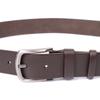 Стильный мужской ремень Vintage Belt 20805 из натуральной кожи 115x3.8 см Коричневый