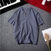 Half Sleeves Cotton and Linen Men's Summer Trendy Menswear Short-Sleeved Retro T-shirt
