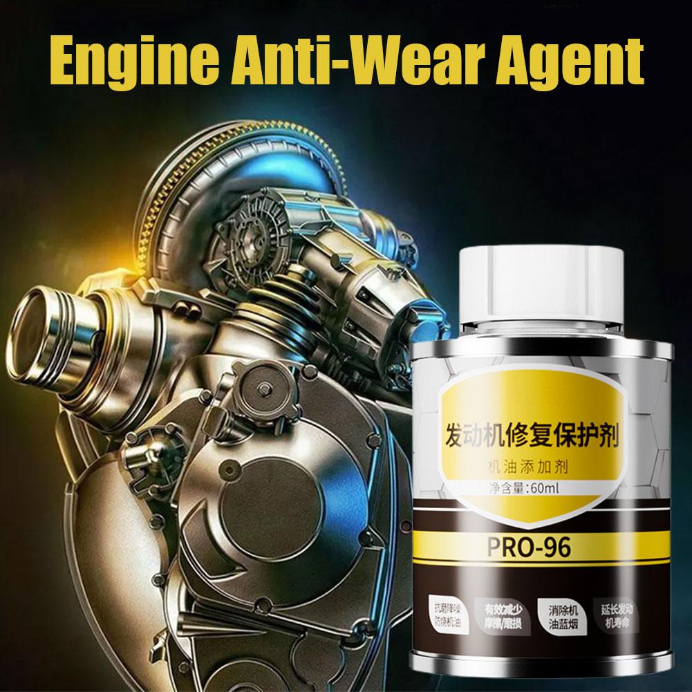 Engine Repair Additive 60ml Cars Engine Anti-Wear Protective Oil Safe Gentle Vehicle Care Cleaner Supplies for Sedans Trucks