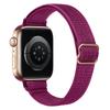 Тонкий ремешок для резинки для волос для Apple, ремешок для часов 40 мм, 44 мм, 38 мм, 42 мм, эластичный нейлоновый браслет-петля соло для iWatch 3, 4, 5, 6 se 7, 45 мм, 41 мм
