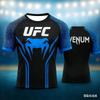 Модная Мужская Футболка с 3D Печатью Бойца UFC, Короткий Рукав, Круглый Вырез, для Фитнеса, Тренировок в Зале, Летняя, Повседневная, Спортивная, Уличный Стиль, Топ