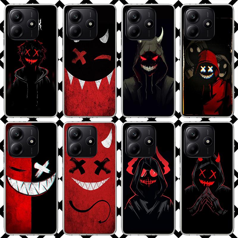 Чехол для телефона в стиле аниме "Плохой парень-дьявол" для Xiaomi Redmi Note 15 14 14S 13 12 12S 11 Pro Plus 11E 11T 11S 10S 5G Мягкий чехол Fundas Redmi