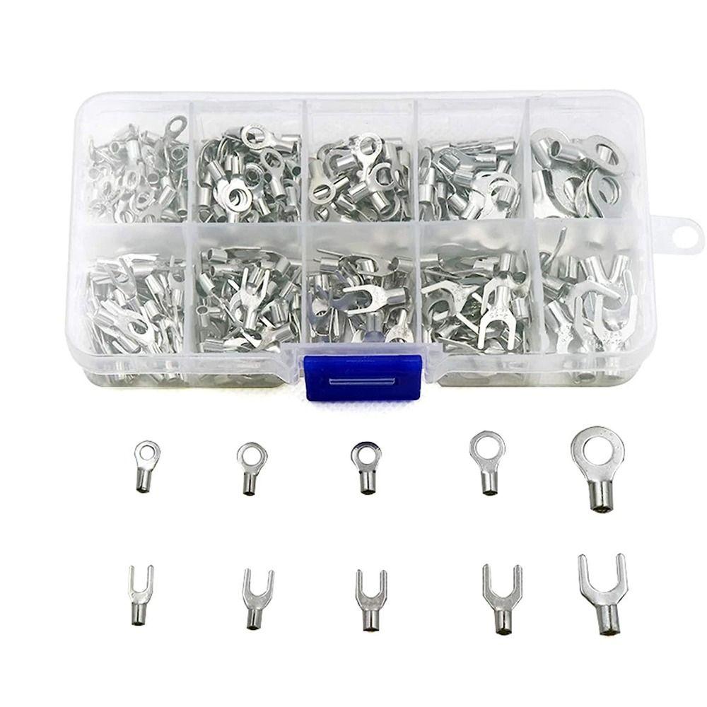 320pcs Ring Fork Terminals Wire Terminals Ring Terminal Connectors Household Appliances