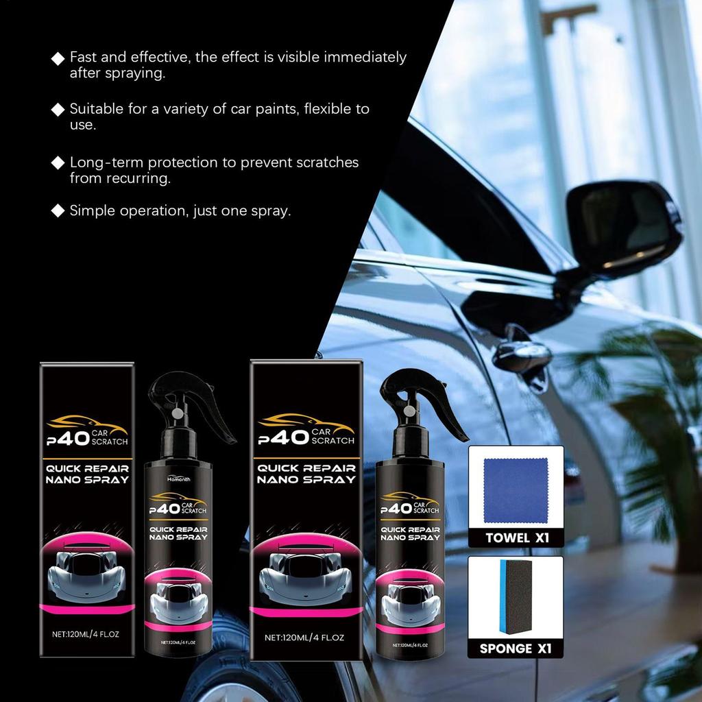 Car Wax Spray 120ml Quick High Gloss Liquid Car Coating Agent For Windshield Headlight Tire Trim Marine Motorcycle RV Truck