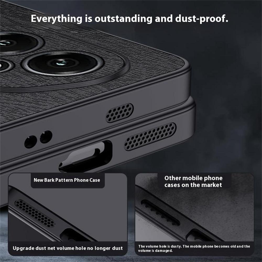 Для Honor 400 5G (Глобальный) Чехол Текстура дерева Покрытый ПУ кожей ПК ТПУ Чехол для телефона