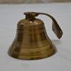 Antique Brass 12.7cm Ship Vintage Hanging Wall Nautical Bell
