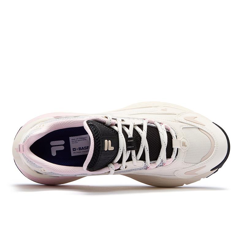 Fila Fusion Кроссовки Женские Повседневные Низкие Бело-Серые T12W511105FGB