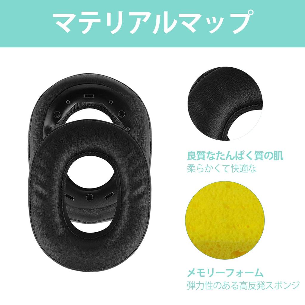 Амбушюры Adhiper Ear Cushion Ear Amuffs SONY Совместимость с гарнитурой Sony Headset Headphone Pad Сменные амбушюры Headset Pad MDR-HW700 MDR-HW700DS