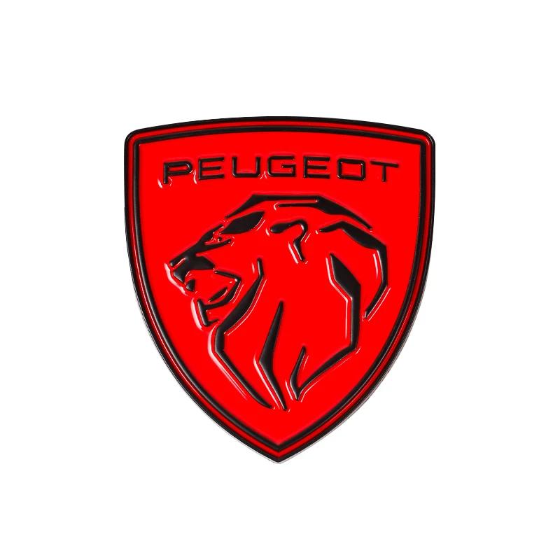 Peugeot Car 3D Metal Badges Trunk Body Window Side Decoration Sticker For Peugeot 2008 307 308 206 207 208 407 508 5008 106 3008