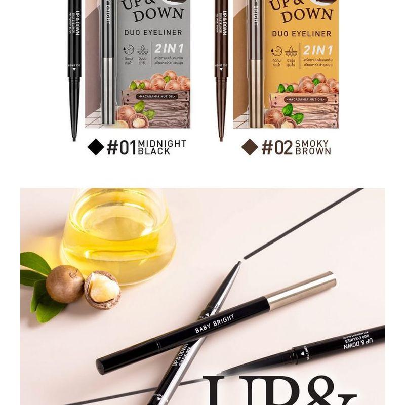 Baby Bright - Двусторонний подводка для глаз Up And Down Duo