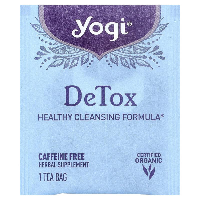 DeTox, Caffeine Free, 16 Tea Bags, 1.02 oz (29 g)