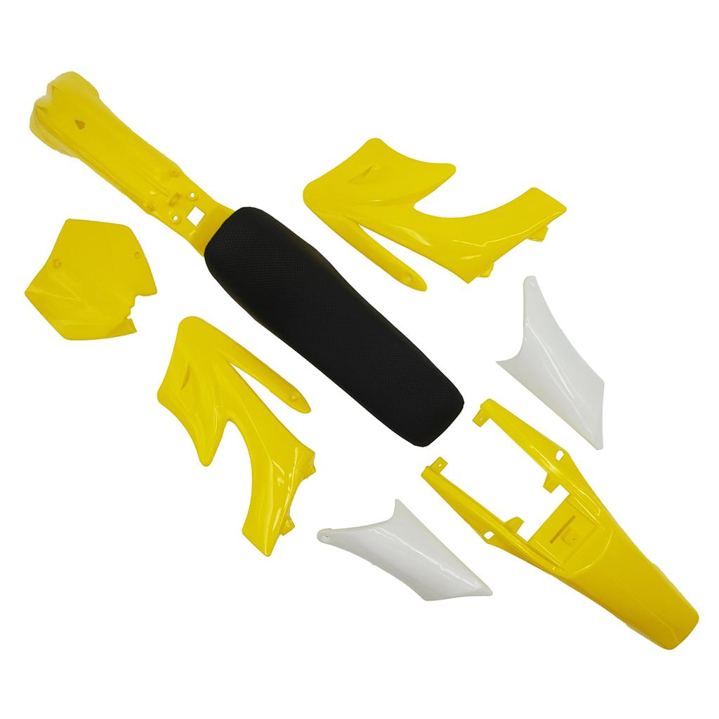 7 Colors Apollo Plastic Fairing Body Kits Front License Number Fender With Seat Cushion For 47cc 49cc Apollo Mini Dirt