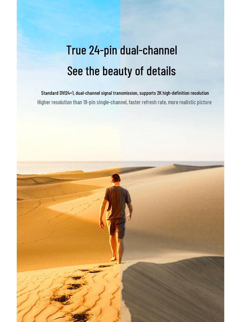 Бескислородный медный кабель DVI высокой четкости для видеокарты настольного компьютера и монитора (24 + 1)