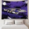 football Ravens Logo Quick-Dry Tapestry Hanging for Bedroom,Livingroom, Playroom,Decor Art Room Wall Tapestry Holiday and Birthday Gifts