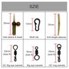 20 шт. комплекты компонентов вертолетной оснастки, бусины Чод, вертлюги, рукава, зиг-установка, Ronnie, установка для волос, кормушка для карпа, аксессуары для снастей