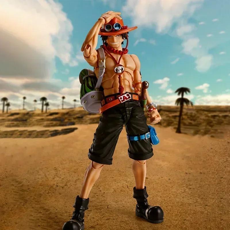 В наличии новый SHF S.H.Figuarts ПОРТГАС.Д.ЭЙС Огненный Кулак Фигурка Готовая Модель Аниме Игрушка-экшен Подарки для детей НАБОР СОЛДАТА