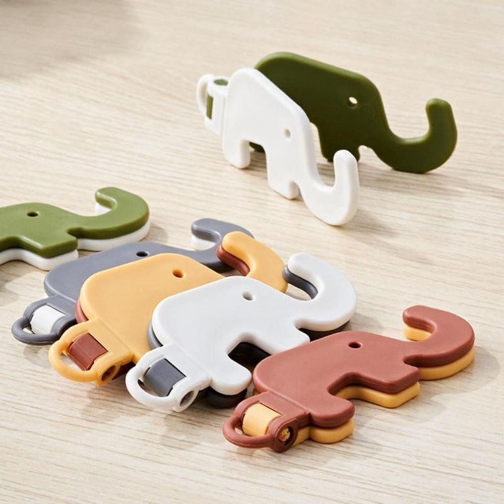Foldable Elephant Phone Holder Key Chain Elephant Elephant Phone Bracket Keyring Key Ring Gift